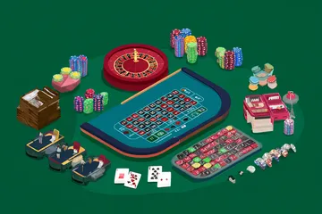 A woman smiling by bright slot machines showing lucky symbols, showcasing the exciting slot offerings at BANGBED.